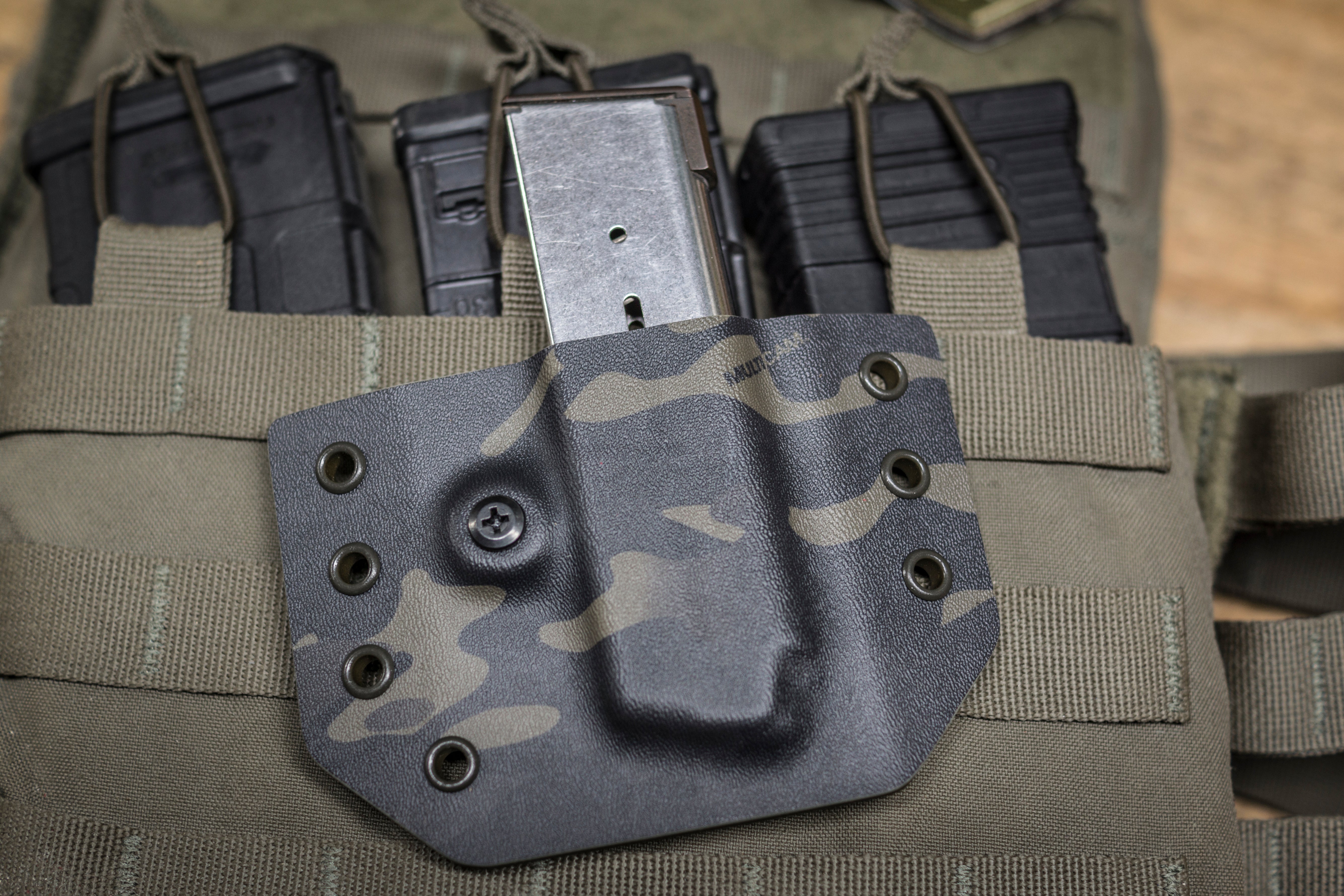 Outside the Waistband (OWB) Kydex Single Magazine Carrier – CrankyTexan's  Holsters & MFG.