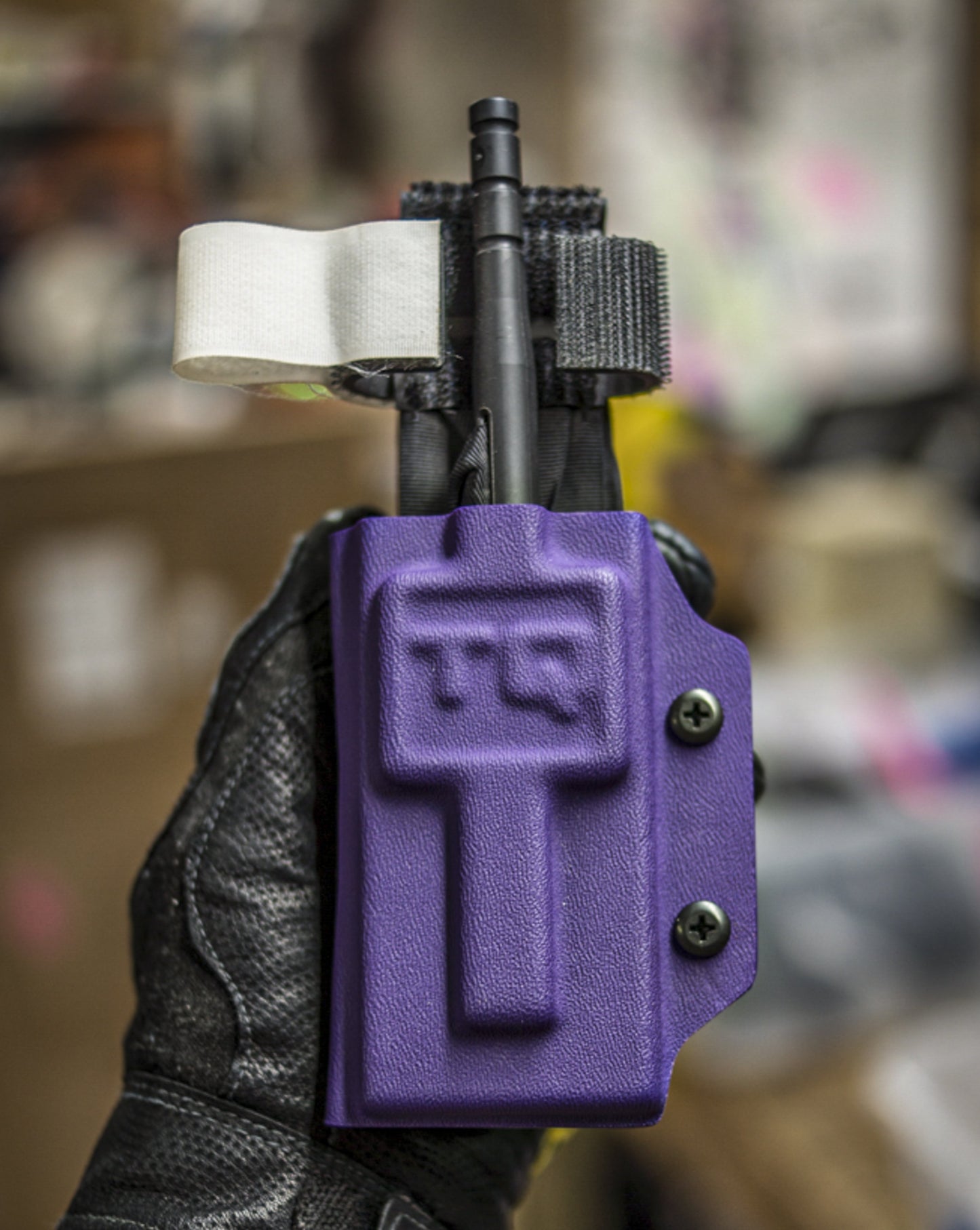 TQ Holder in Purple Kydex